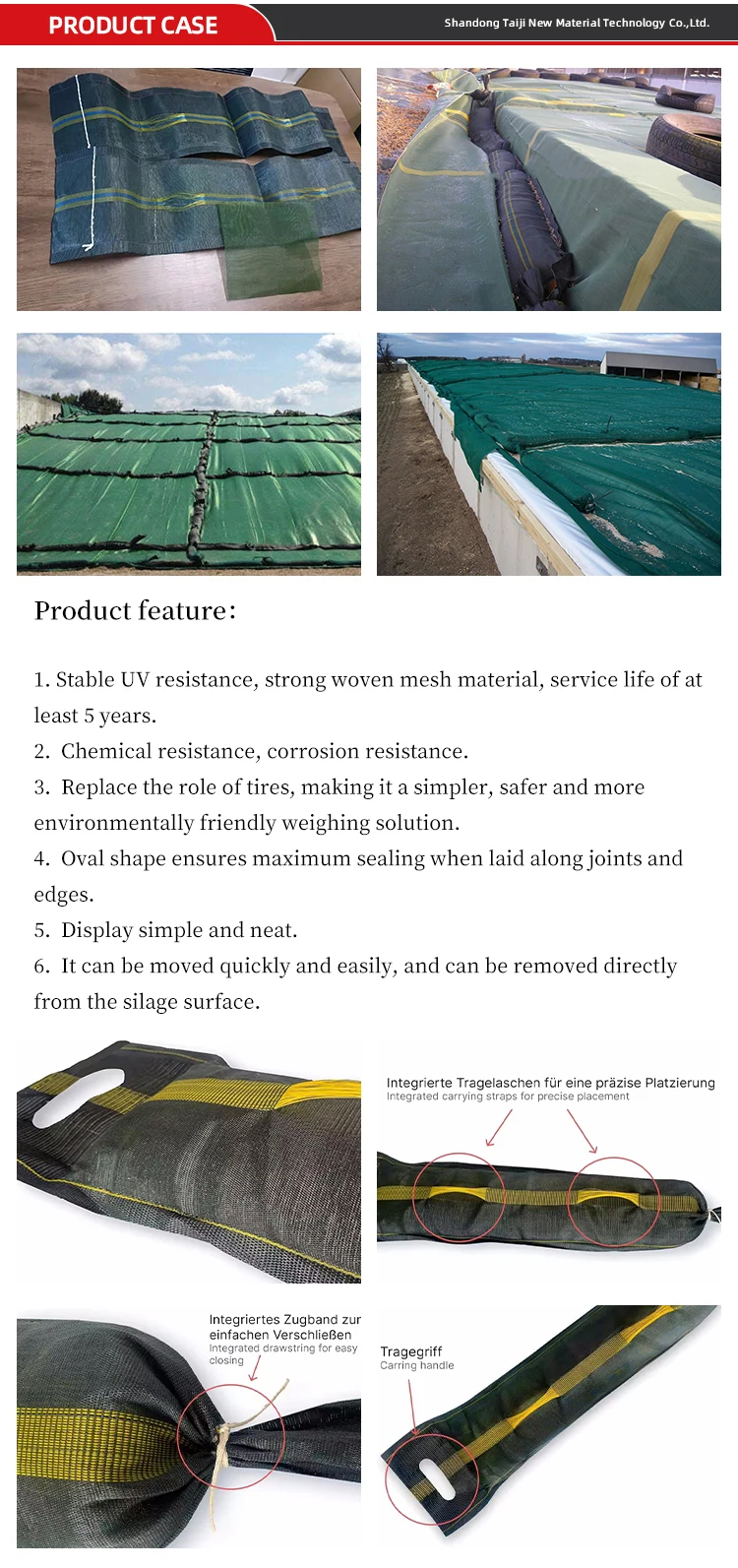 Wholesale Silo Roll Silage Protection Net Hdpe Monofilament Green Row ...