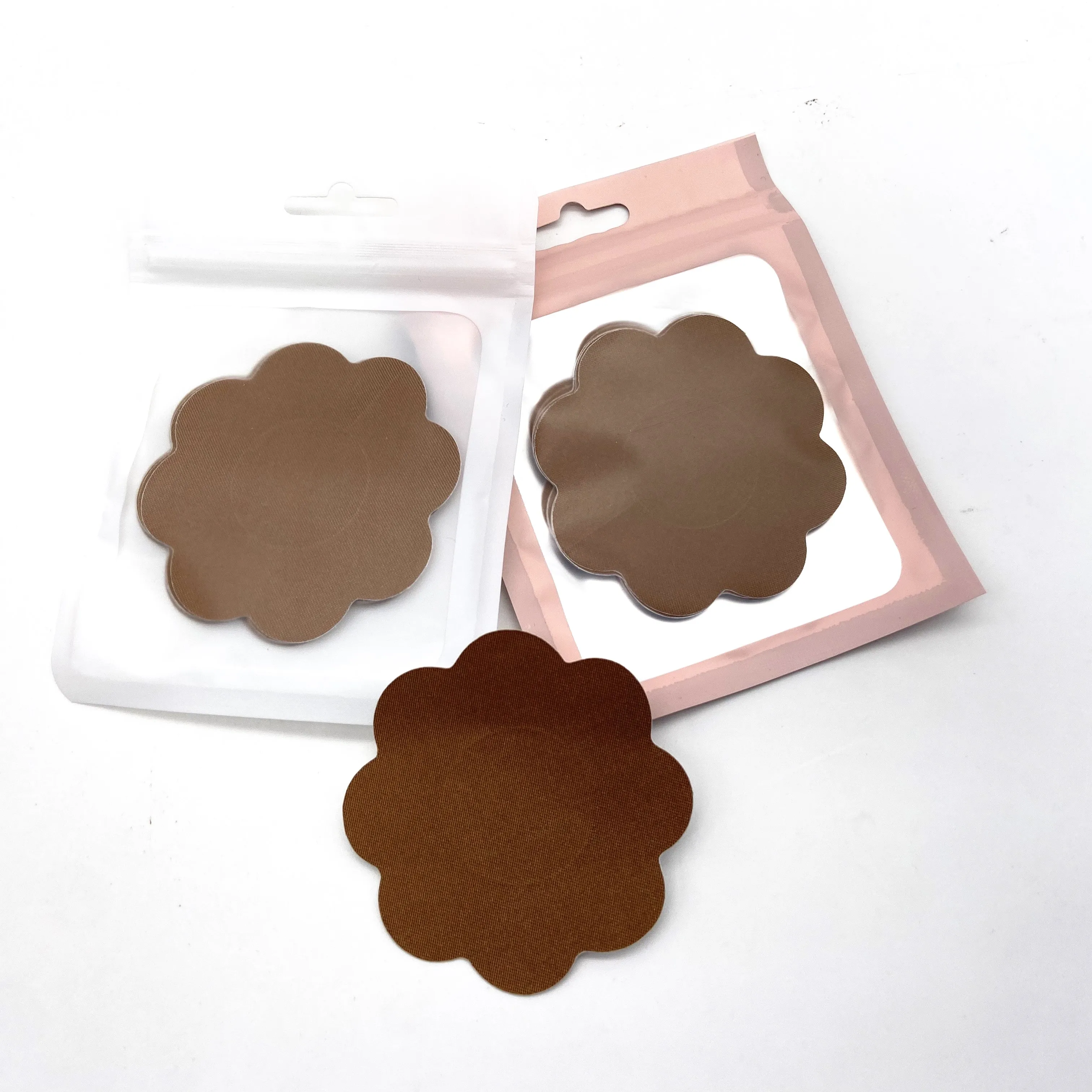 In Stock Nipple Cover Disposable Poker Breast Pasties Sexy Satin Nipple Sticker Custom For Sexy - Foto 10