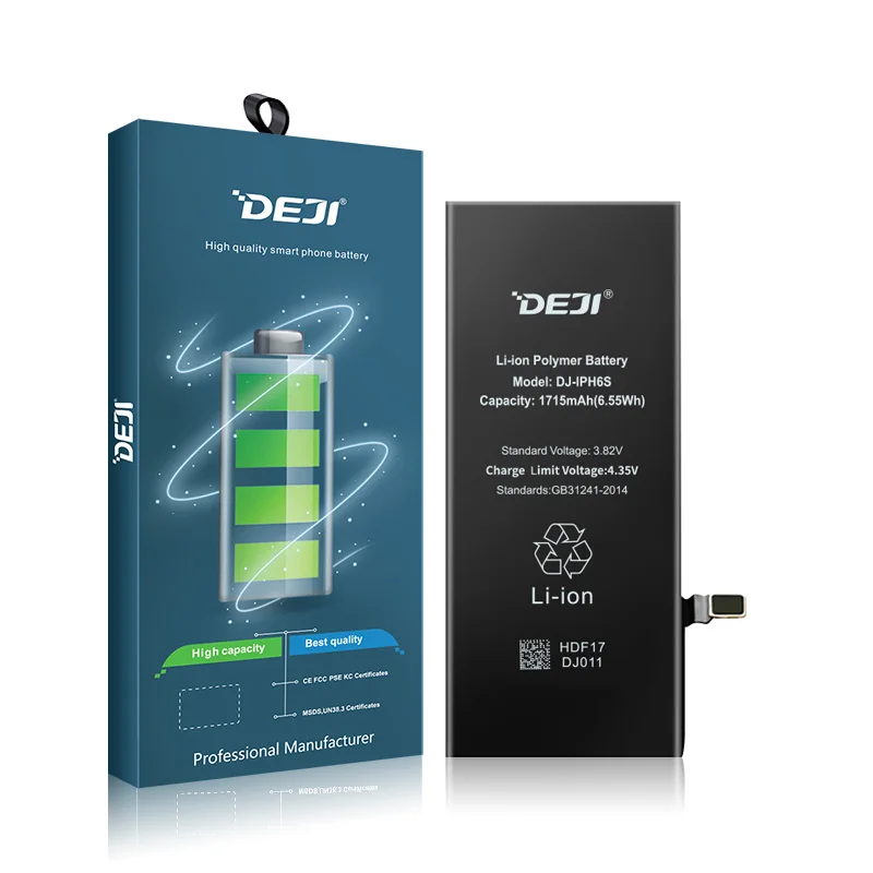 DEJI Manufacturer New Mobile I Phone 6s Battery for Iphone 6S Battery  Rechargeable for Phone