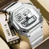 993 White Case with White Silicone Strap