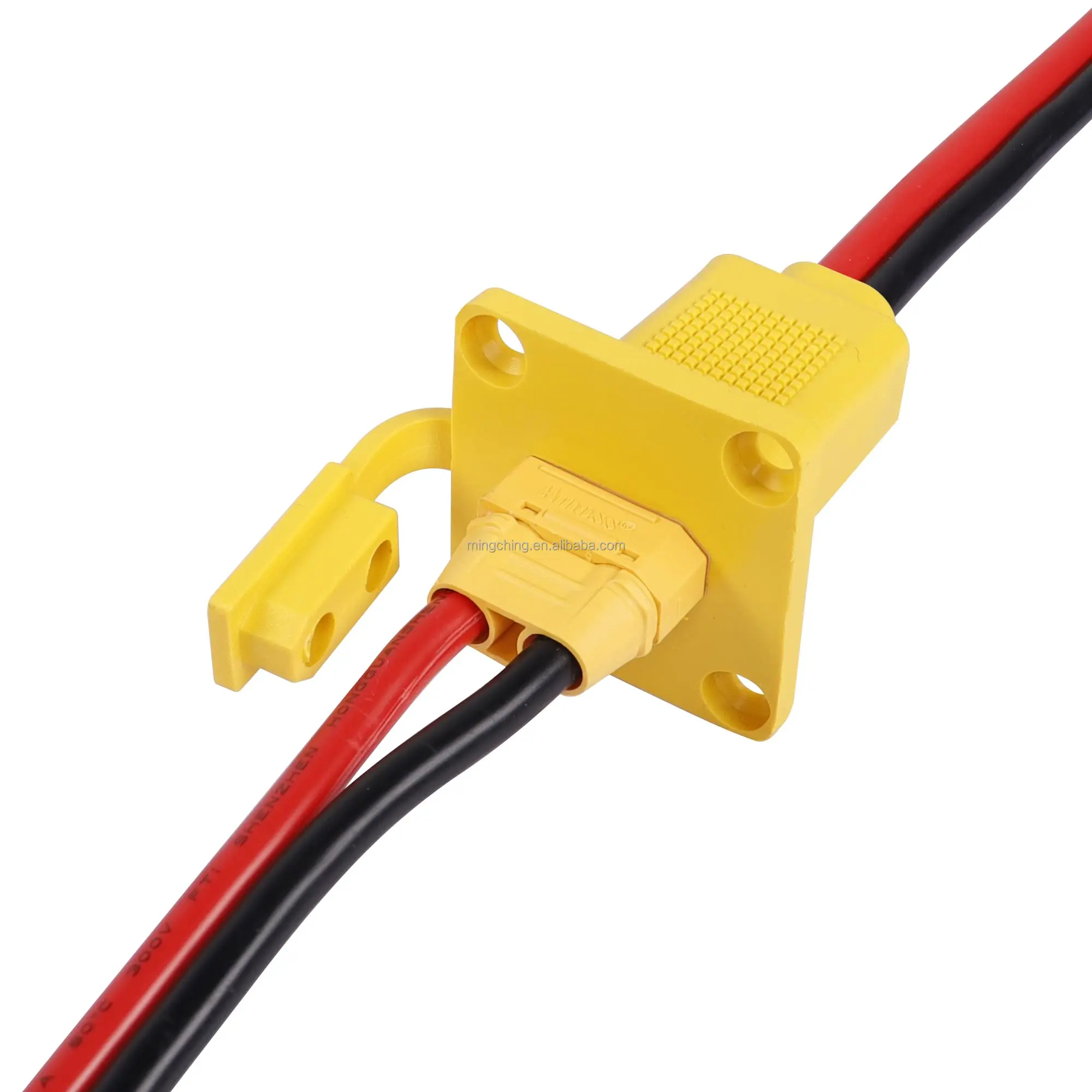 product xt90 adapter with mount panel cable 10awg xt90 male plug with mount panel to female power cable-2