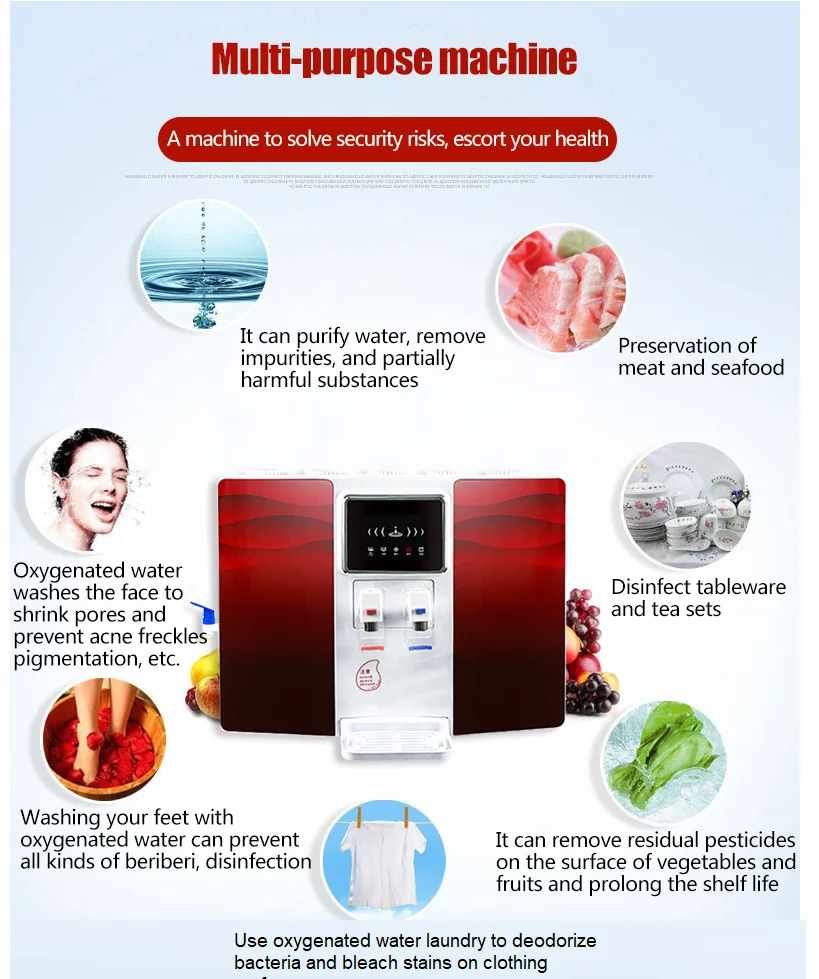 100gpd Intelligent Ro Drinking Water Filter,Refrigerating And Heating