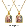 Gold-openable box pendant