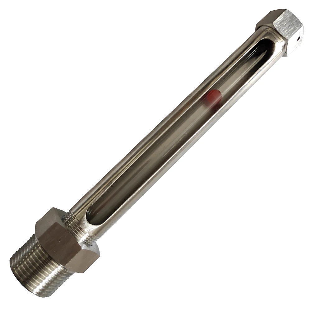 Glass Tube Sight Level Indicator Oil Level Indicator Sight Glass diesel Fuel tank Level Gauge
