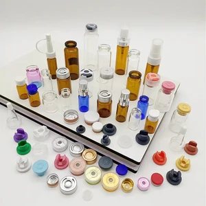 Wholesale Empty 2ml 3ml 5ml 6ml 7ml 8ml 10ml Clear Amber Glass Ampoules Vials for Injection Cork Sealing for Skin Care Serum