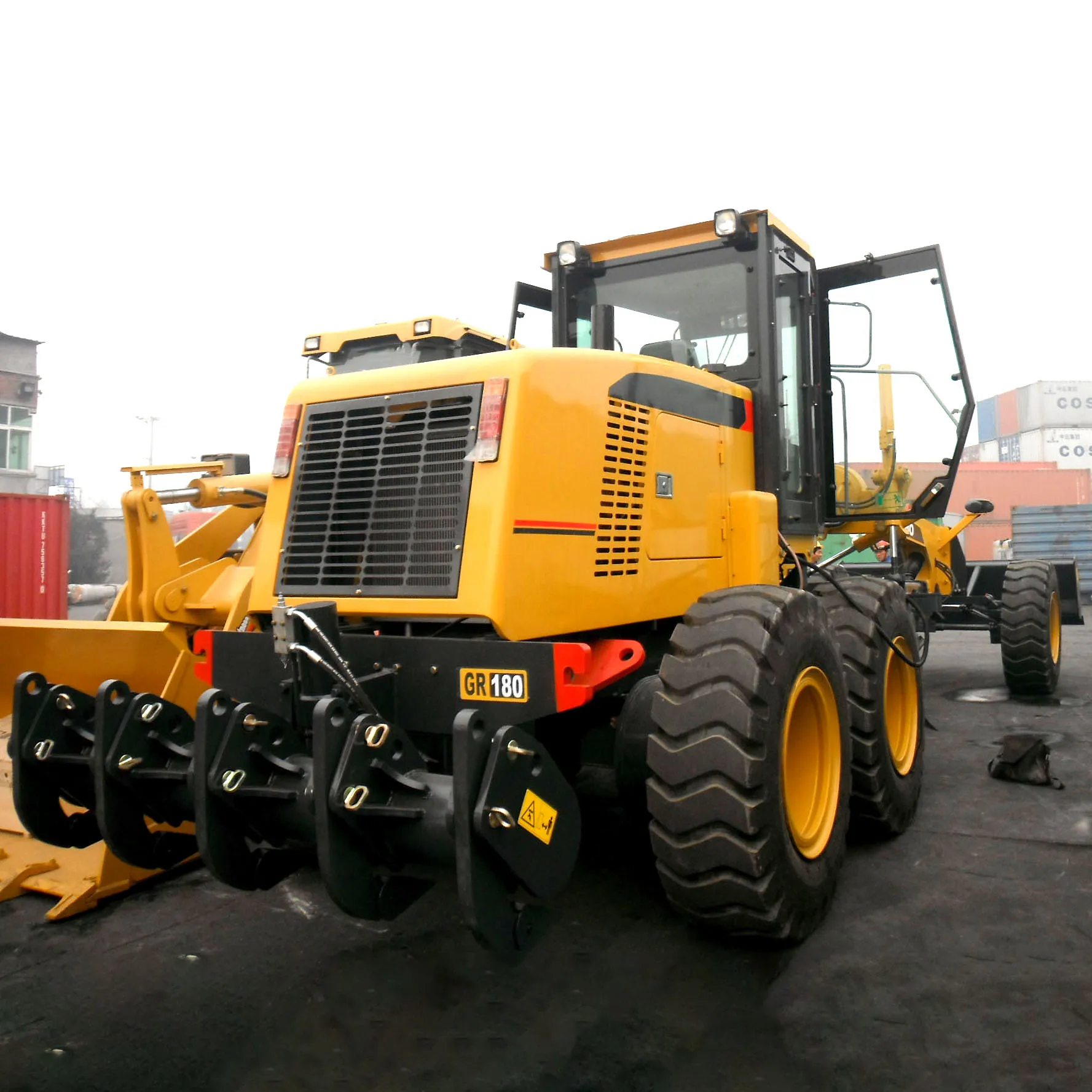 Road Construction Machinery 180HP Motor Grader GR180 Motor Grader with Ripper and Blade manufacture