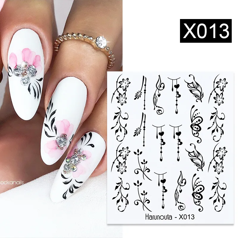 JoyKott 3D Luxury Design Brand Nail Art Sticker GG India