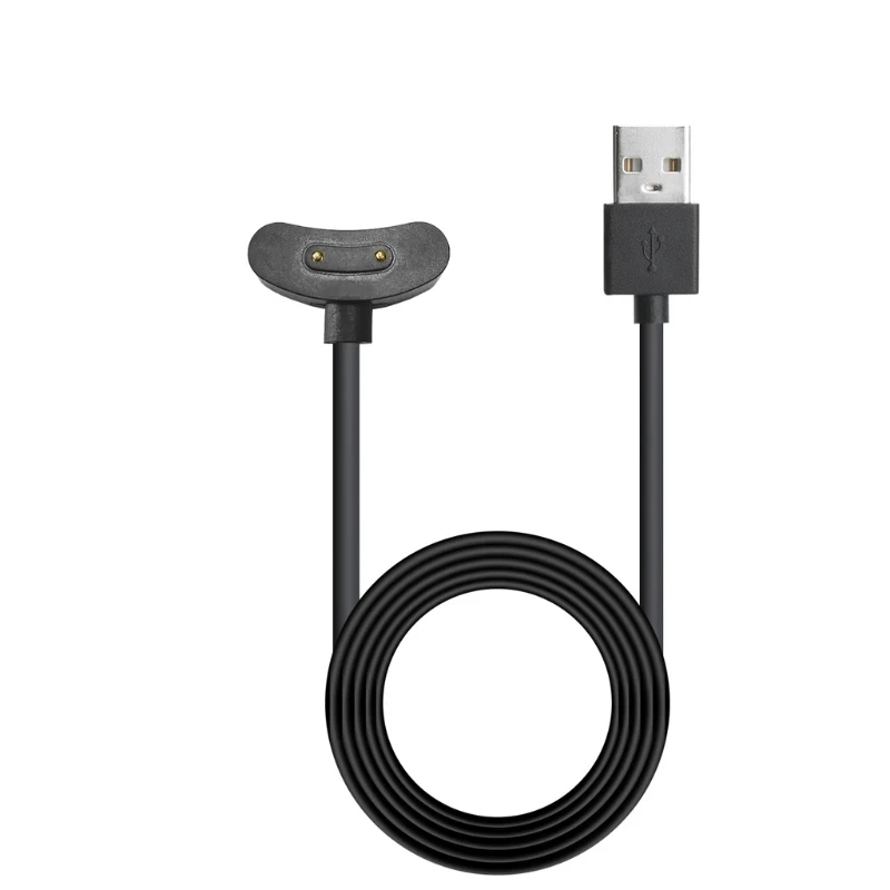 Black USB Charger for Ticwatch Pro Reliable Durable