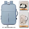 Blue (expandable + shoe compartment)