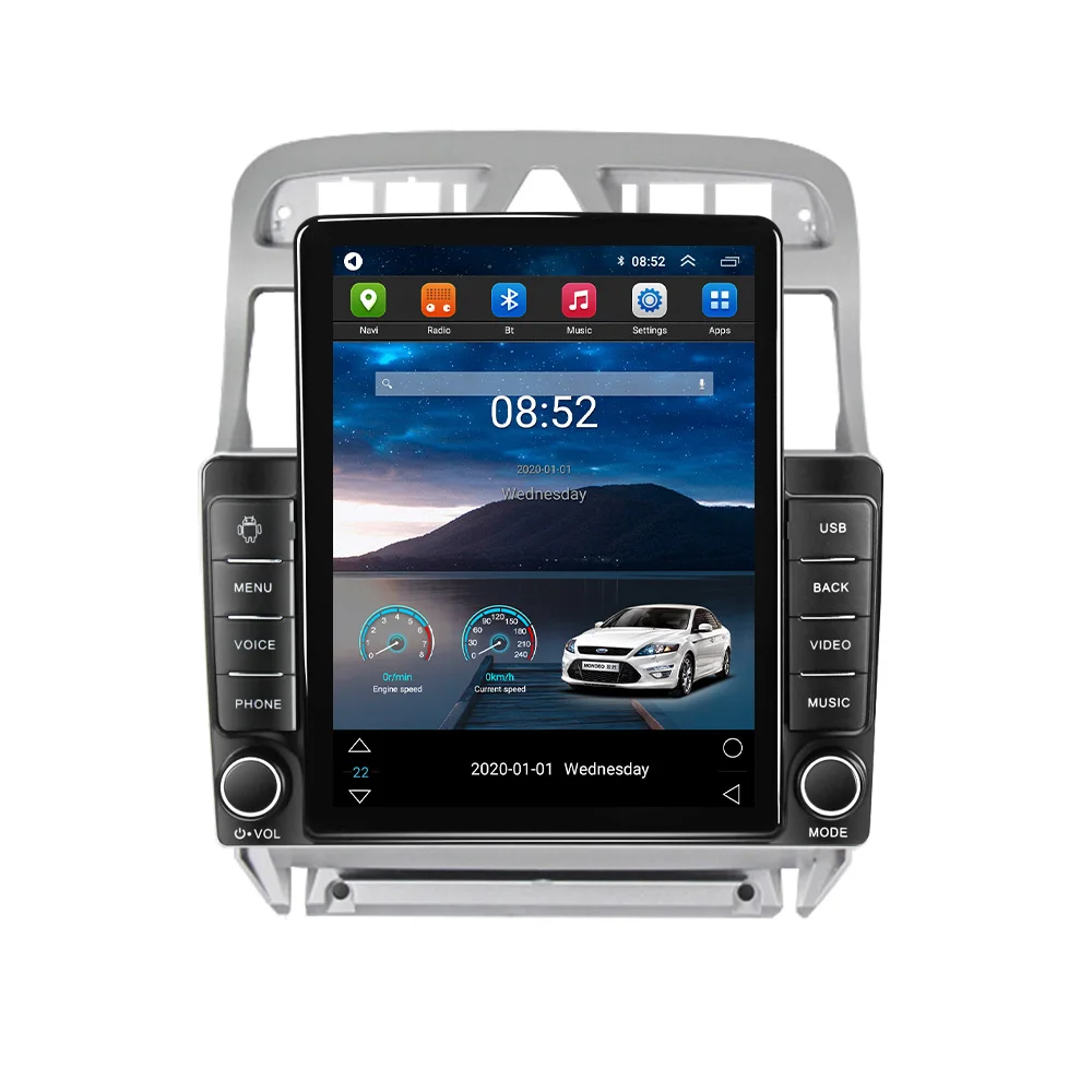 MEKEDE Android11 IPS 2.5D DSP Car Stereo for Peugeot 307 2004-2013 8+128G 360 Camera Split Screen SWC GPS Car Audio System