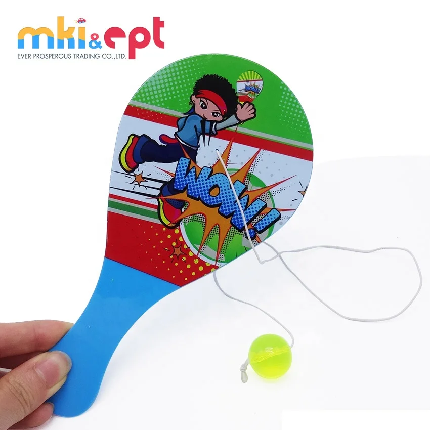 kids funny high quality beach paddle bounce back ball for sale