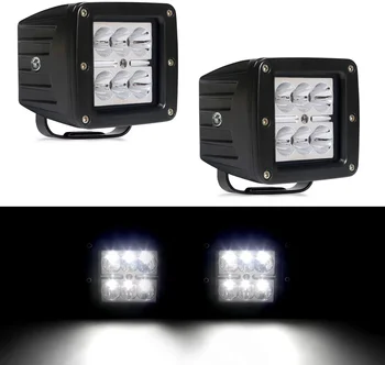 Wholesale Low Price 18w square Work Light Cube Lamp Holder 12v LED Car Truck Tractor Automatic Lighting System Work Light