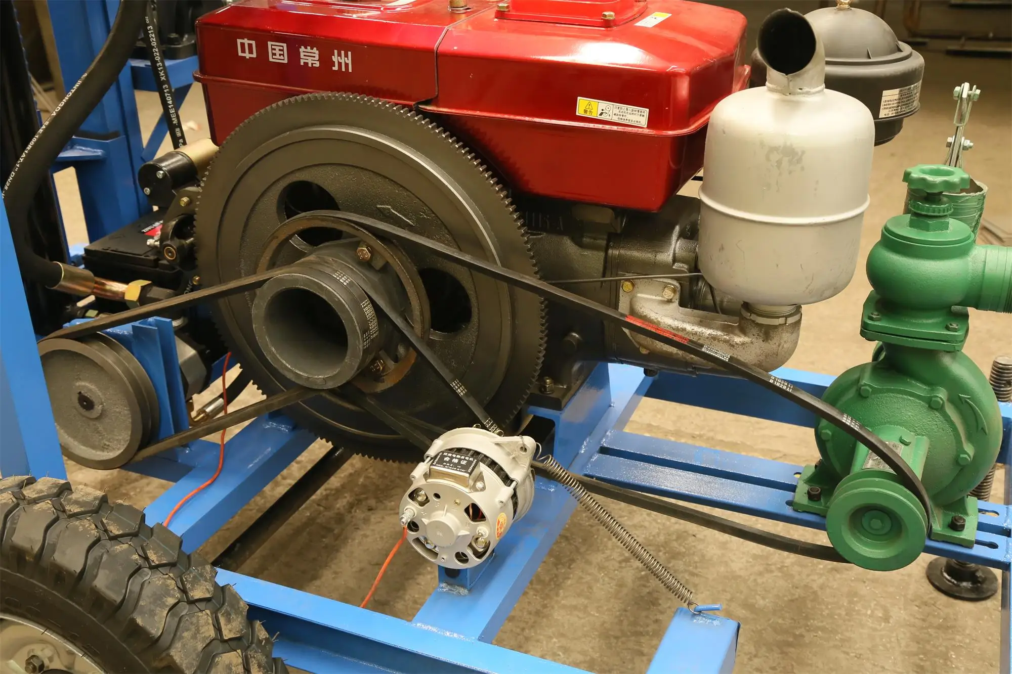 25 Horsepower Diesel Drilling Machine Field Nonelectric Drilling