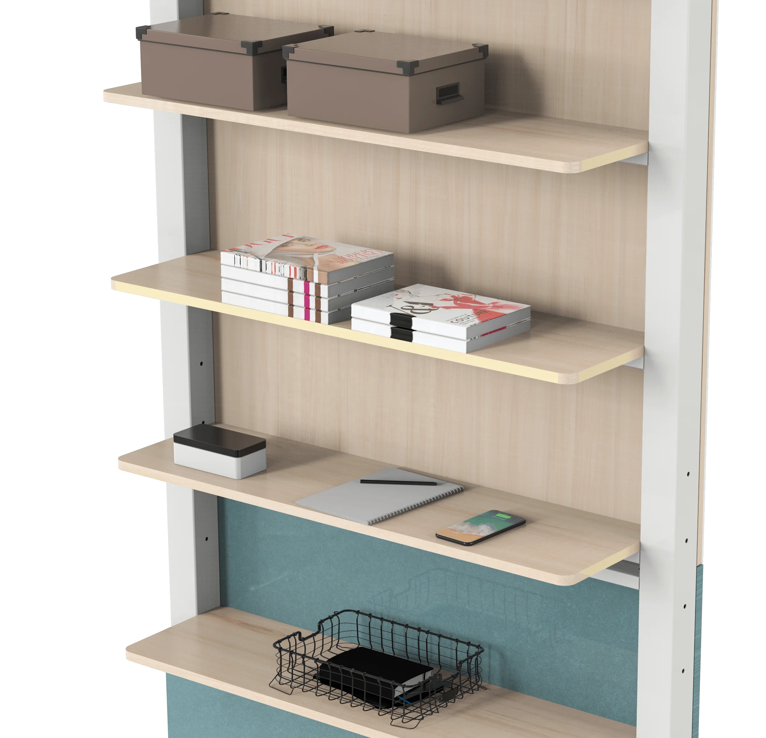 V-mounts Ergofusion Mobile Writable Panel Drawing Screen Tablet with Magnetic Suction Function & Storage Trays VM-SA004