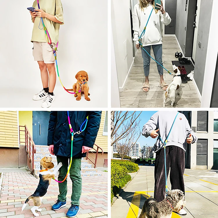 Multifunctional Shoulder Strap Diagonal Polyester Dog Running Leash