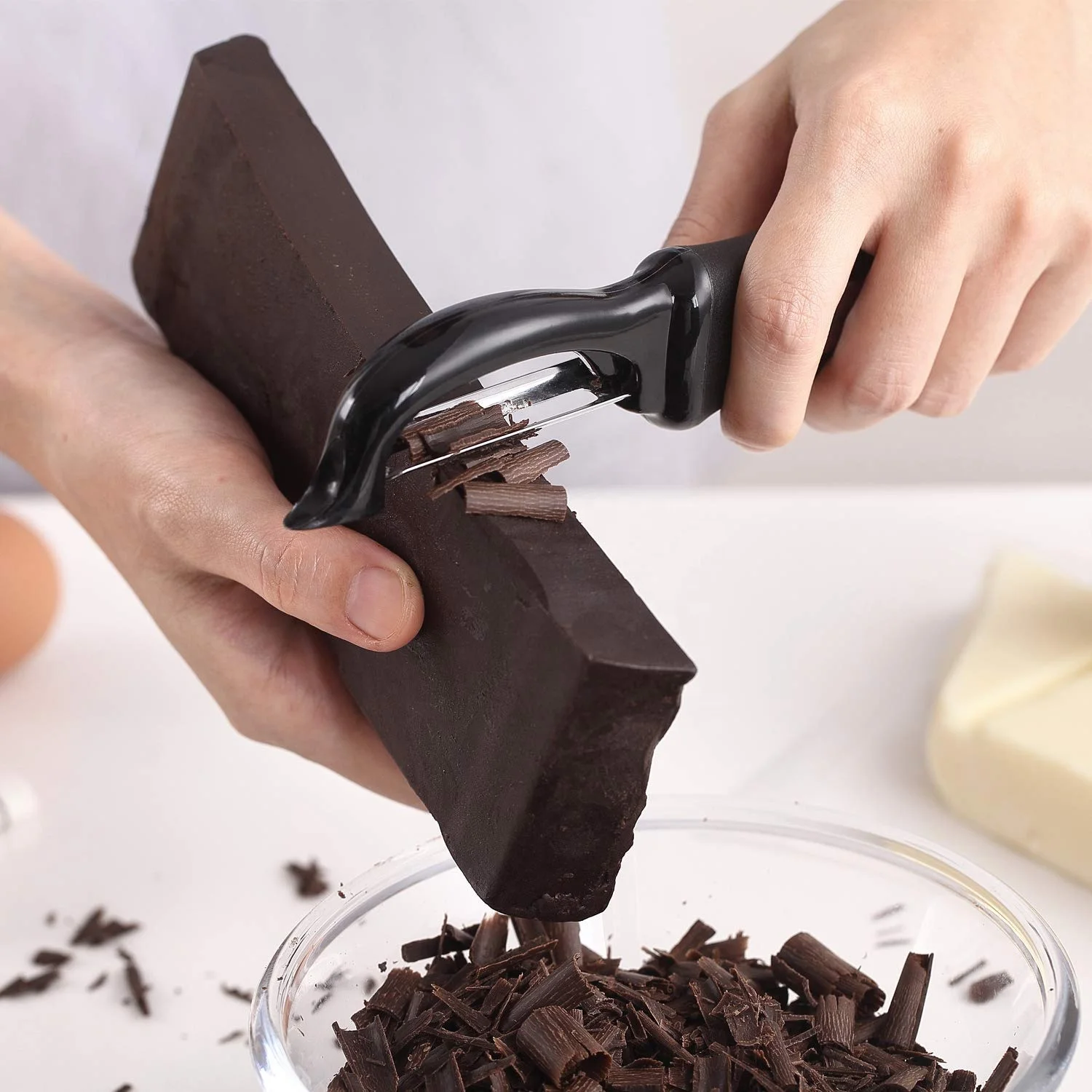 
 Кухонный прибор из нержавеющей стали, поворотное лезвие, Овощечистка с мягкой ручкой  