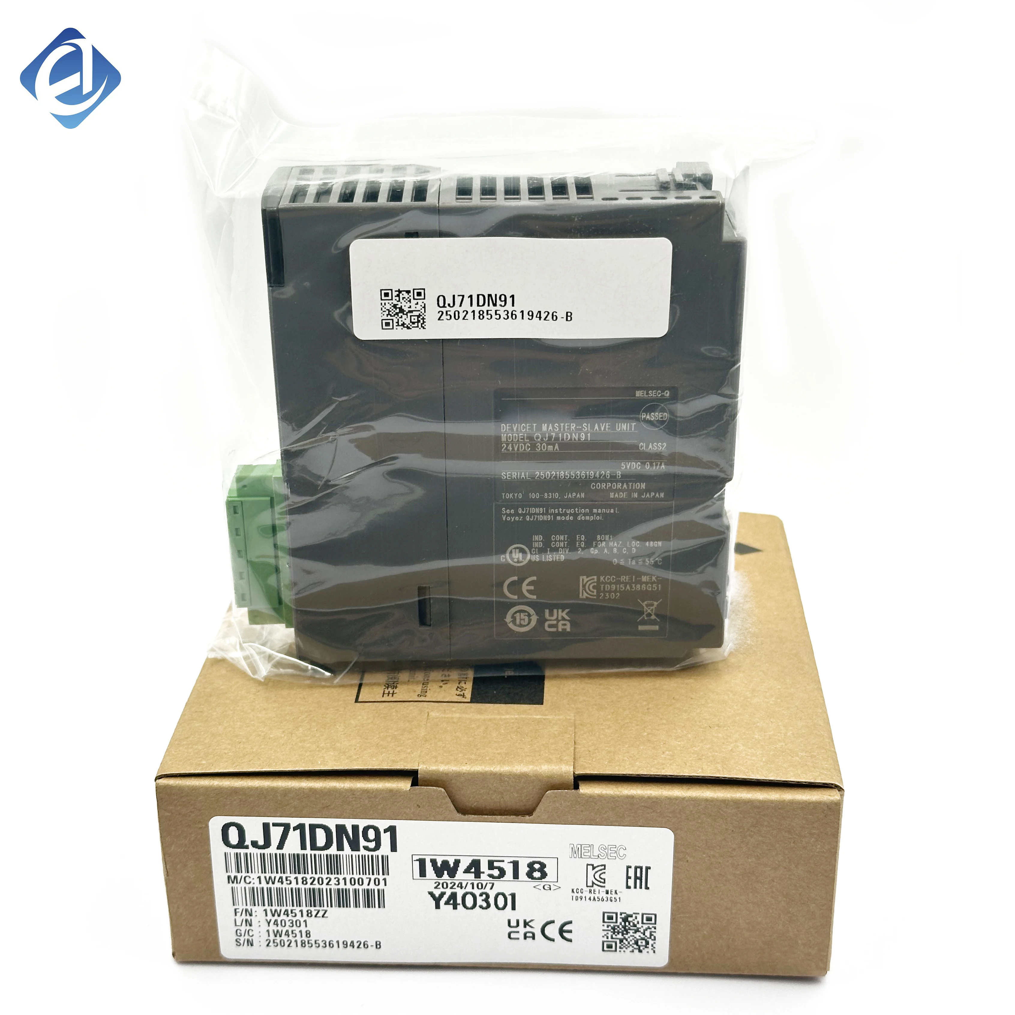 New Original QJ71DN91 Single Phase Servo Drive Industrial Control 1 Year Warranty Stock in Warehouse