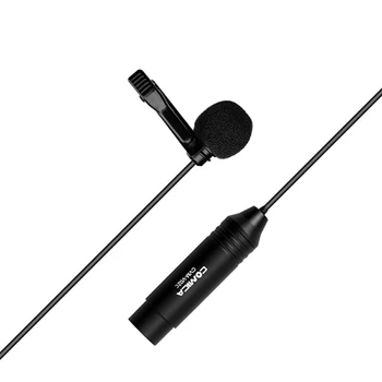 COMICA CVM-V02O XLR 48V Phantom Power Lavalier Microphone Omnidirectional Lapel Microphone for Canon Sony Panasoni Camcorders detail image