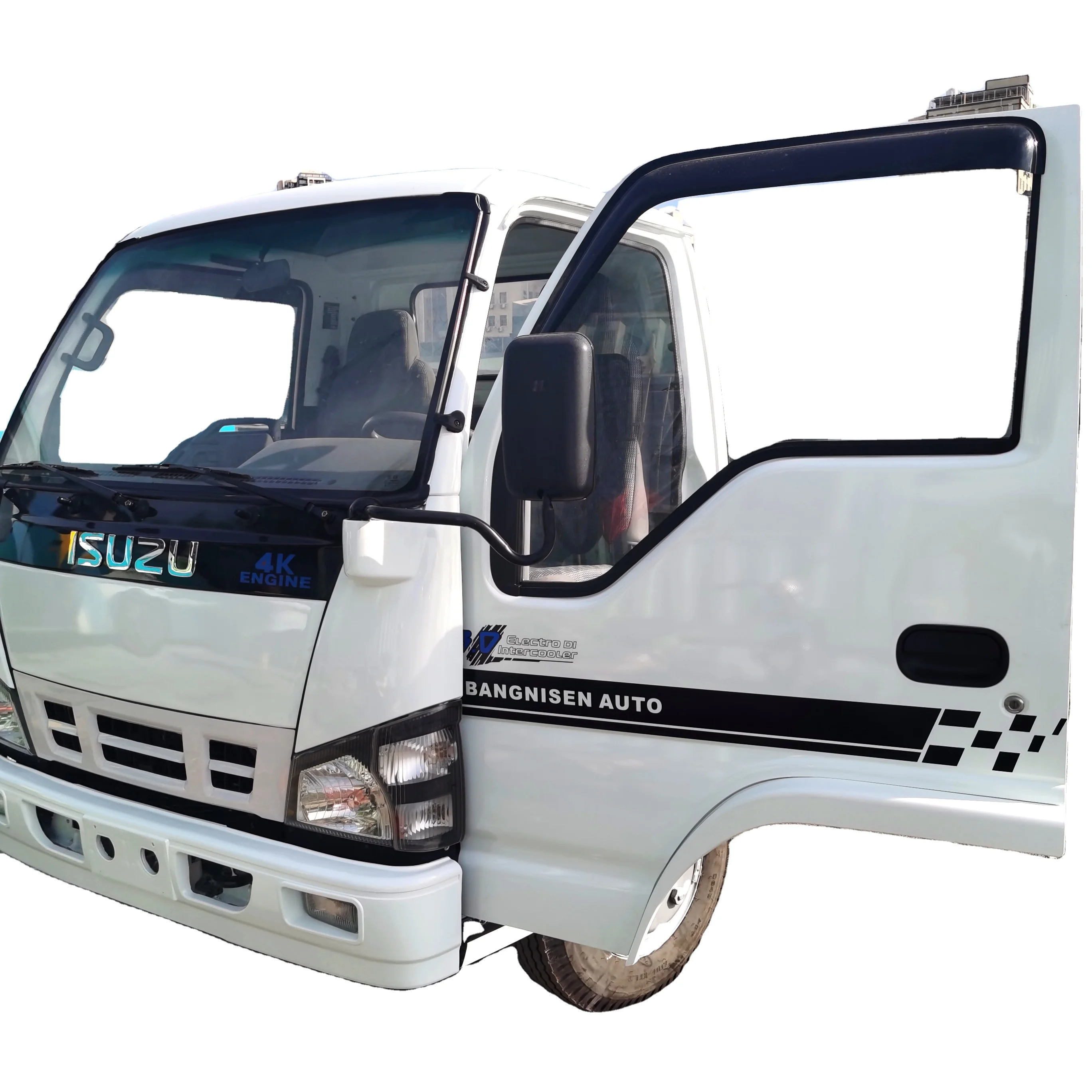 Подержанные грузовики Isuzu 600p 4K Подержанный легкий грузовик caminhao130hp дизельный двигатель грузовой автомобиль для продажи