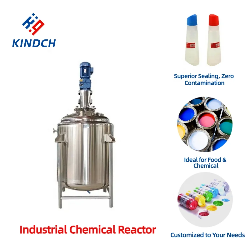 Stainless Steel Jacketed Tank Reactor with Pump 1000L Capacity 220V/380V Mirror Polish Inner Shell ISO9001 Certified