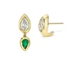 18k gold emerald