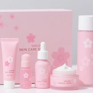 Korean Cosmetics Beauty Factory OEM Skin Care Products Face Serum Anti Aging Facial Mask Cream Snail Collagen Skincare Set