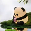 Lumière chaude de panda de bouteille