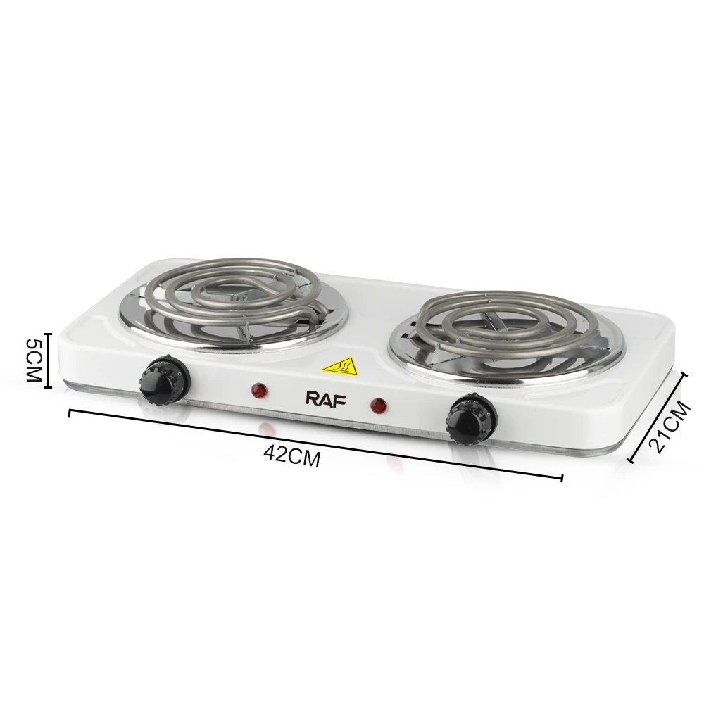 Kitchen Use Dual Hot Plate Cooking Stove 2000W Powerful Portable Elect –  RAF Appliances