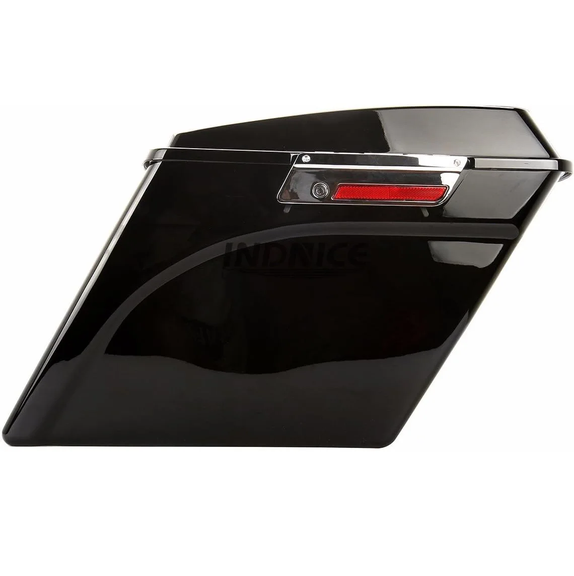 5" Extended Stretched Saddlebags With Keys for Harley Road Glide FLHTCU Extended Saddlebags Road King 1993-2013 Vivid Black