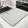 No-wash drain mat - Water-based stone light gray