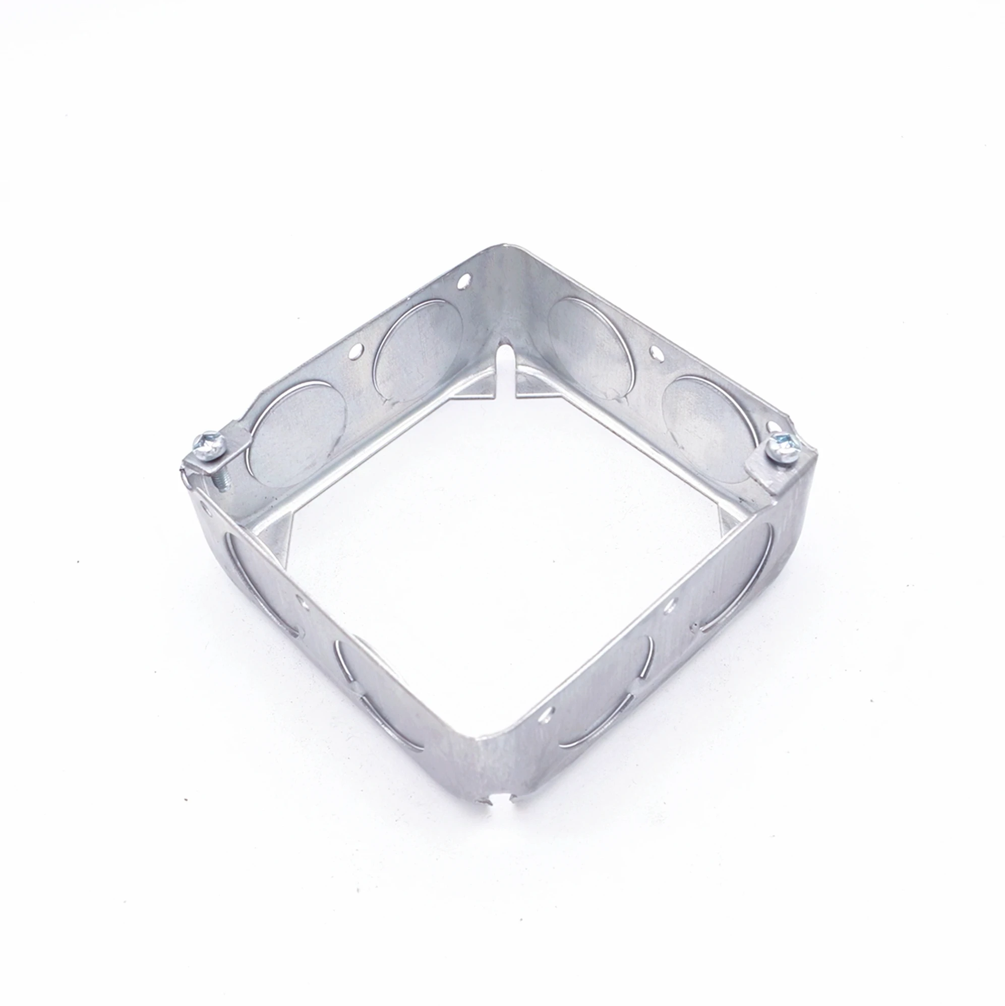 Factory Price Galvanized Steel 4" Square Junction Box Extension Ring