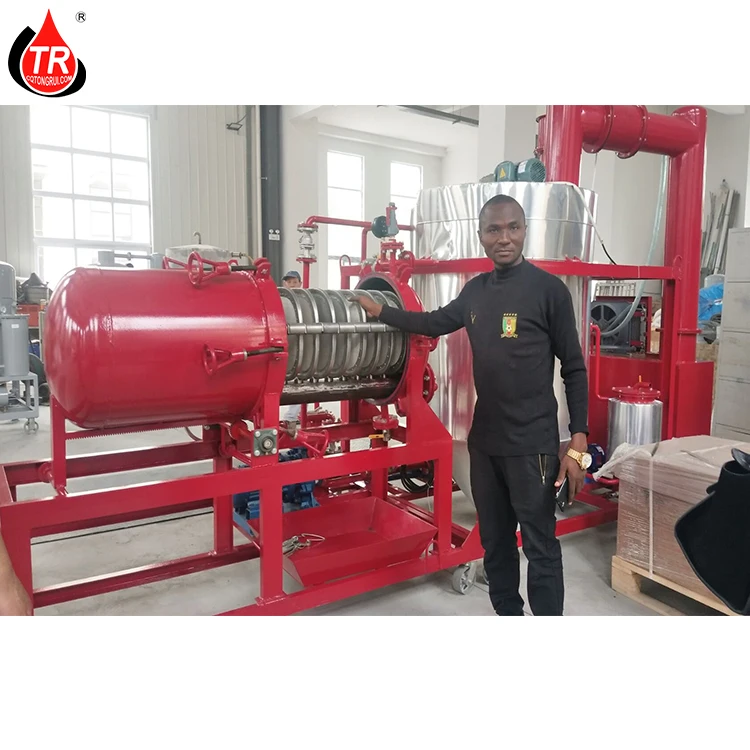 Waste Car Motor Oil Recycling Regenerate Black Oil to Yellow Base Oil Machine