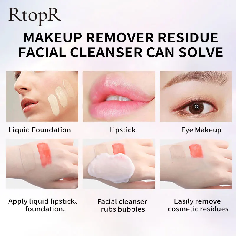 New Product RTOPR Clean Deeply Brightening Skin Vitamin C Whitening Facial Cleanser