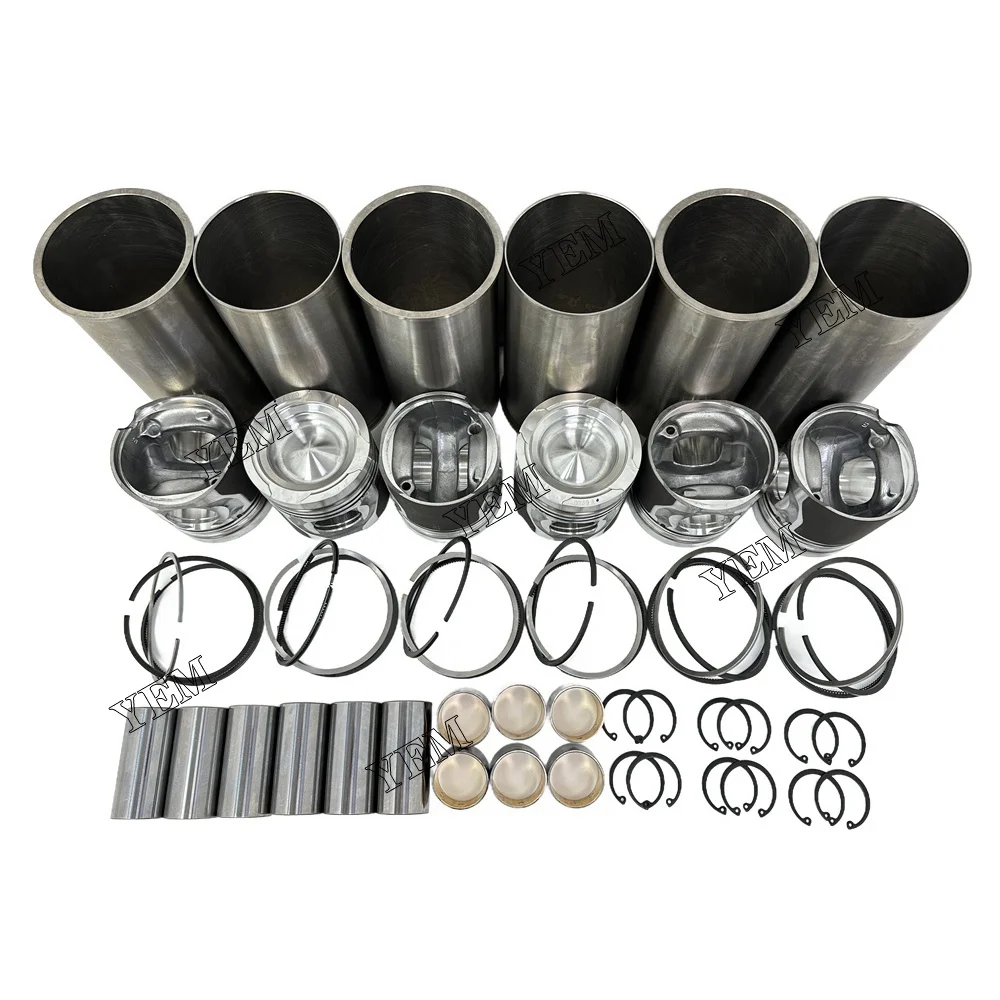 Cylinder Liner Kit Fit for Doosan Develon DL06 Engine 2