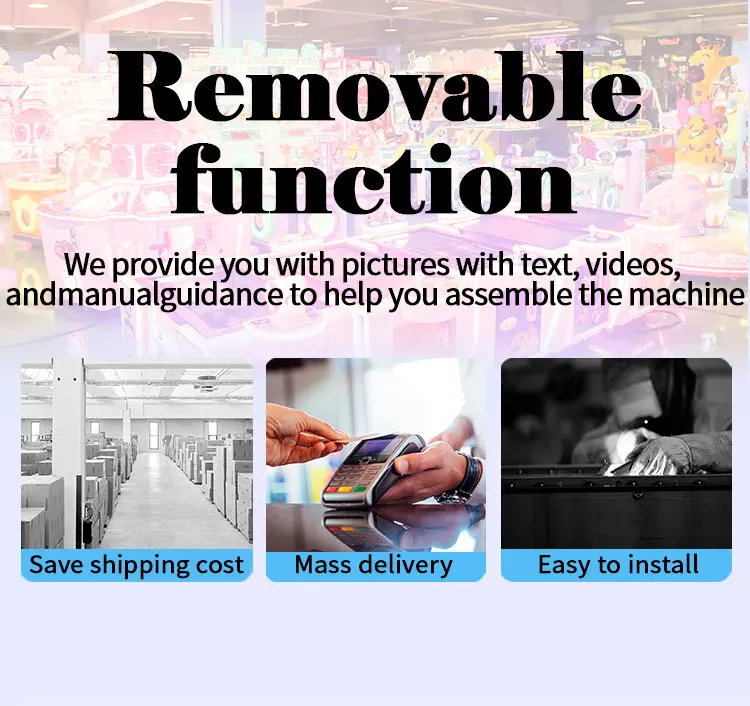 FunPark High Quality Coin-Operated Arcade Games Machines Prize-Grabbing Claw Clip & Card Gifts Fun Prize-Grabbing Experience details