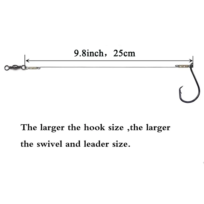 Octopus Hook Rig Fishing Wire Leader Stainless Steel Wire Line Leaders