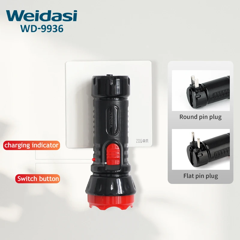 Custom Rechargeable Torch Light Led Torch Flashlight for Sale Emergency Torch Light