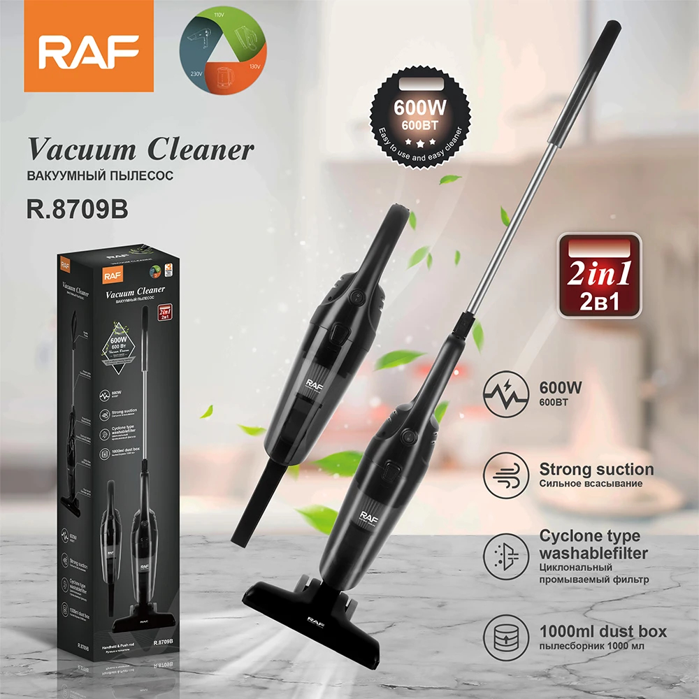 RAF 2 in 1 Handheld Electric Vacuum Cleaner Portable Easy Operation for Household Cleaning