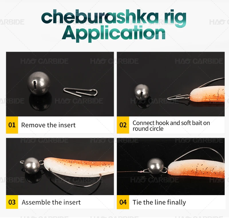 Alibaba.com: 0.3g 0.5g 0.7g 1g Cheburashka jig crackle colors tungsten ...