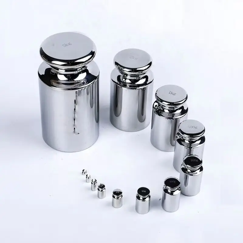 Kit Pesi Di Calibrazione In Acciaio Inox Da 1 Mg A 500 G, Grado F, Con Pinzetta - Foto 2