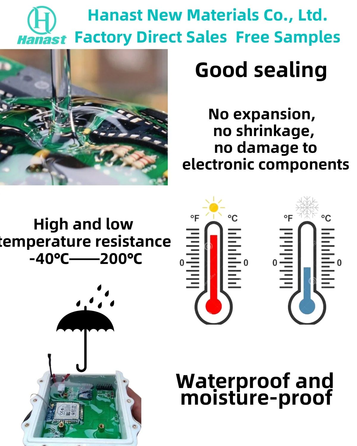 Silicone Electrical Waterproofing Gel Softness Silicone Gel Liquid ...