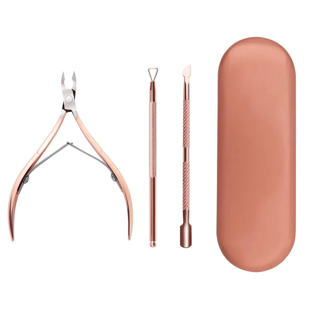 Factory Hot Sale Cuticle Nipper Cover Pedicure Tools sharp Gold Cuticle Nipper