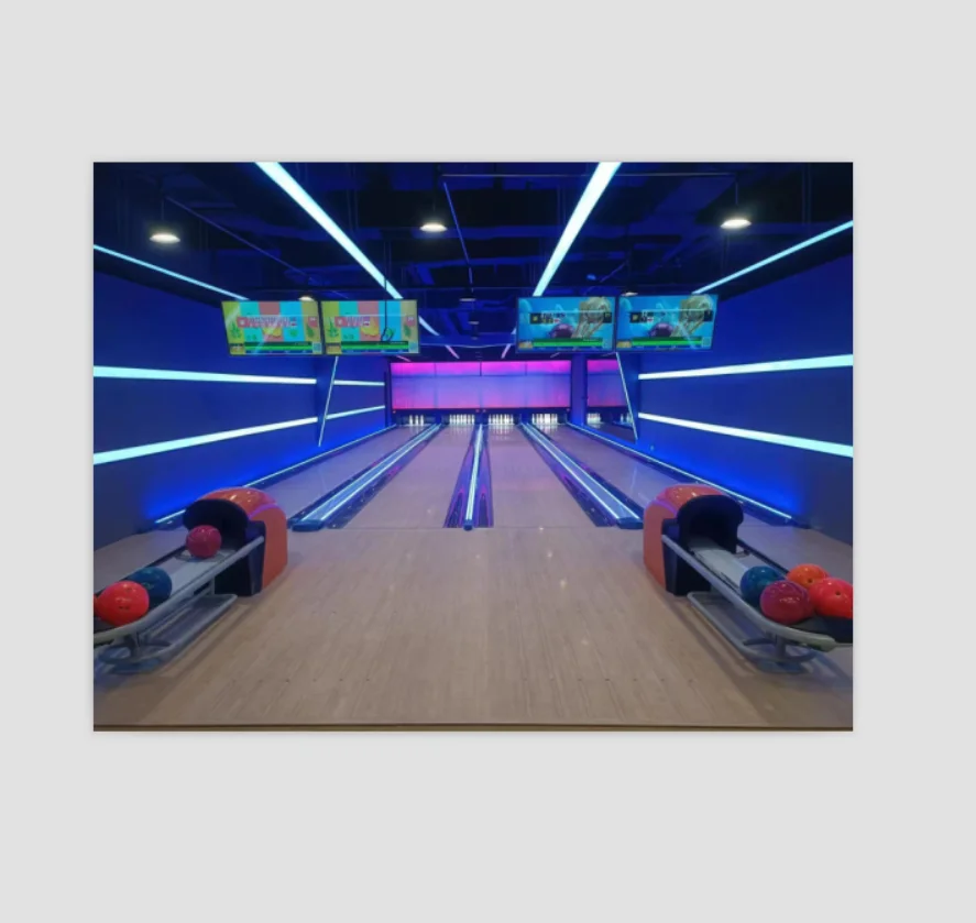 High quality Complete Bowling Equipment String Machine Synthetic Lane  Scoring for Entertainment Center