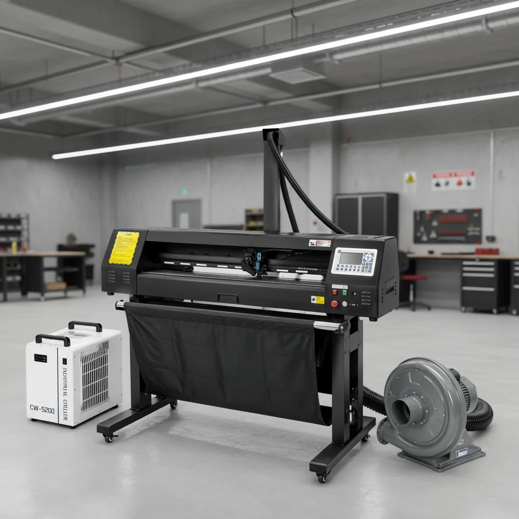 SUB HK-980LASER PRO 50+ Automatic CCD Laser Cutting Machine App Remote Control Automatic Paper Feeding for Fabric