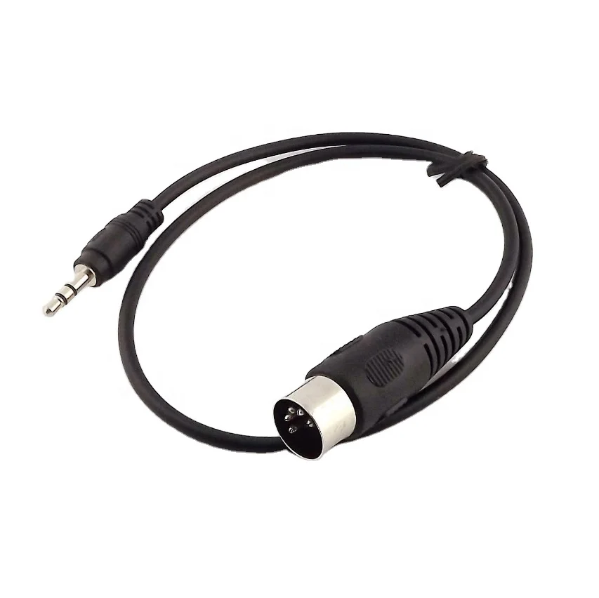Oem Audio Cable Din 5 Pins - Jack 3.5 Mm 3 M Black