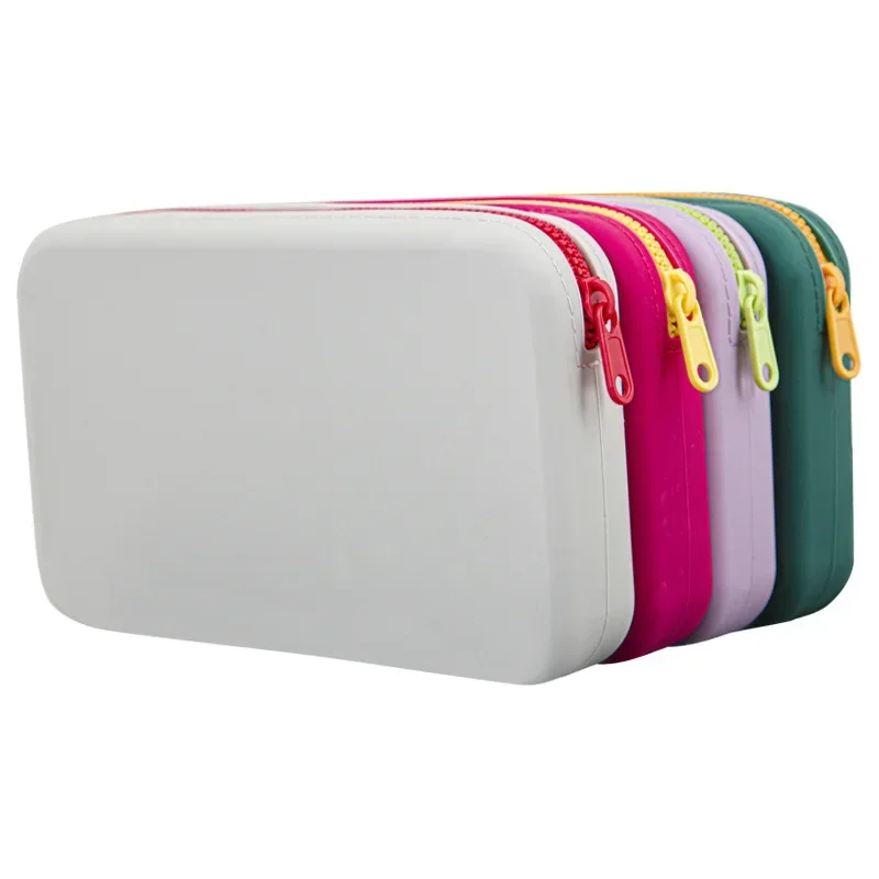 Luxury Unisex PVC Mini Cosmetic Bag Unique Cute Zipper Pouch for Travel Ladies Women Girls-Custom Logo  Coin Purse Case