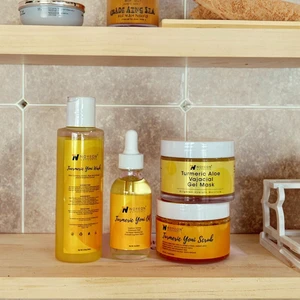 NOYEON LOW MOQ 100PCS Private Label Body Brighten Turmeric Yoni  Wash Salt Exfoliator Yoni Wash Set Wholesale Skincare Set