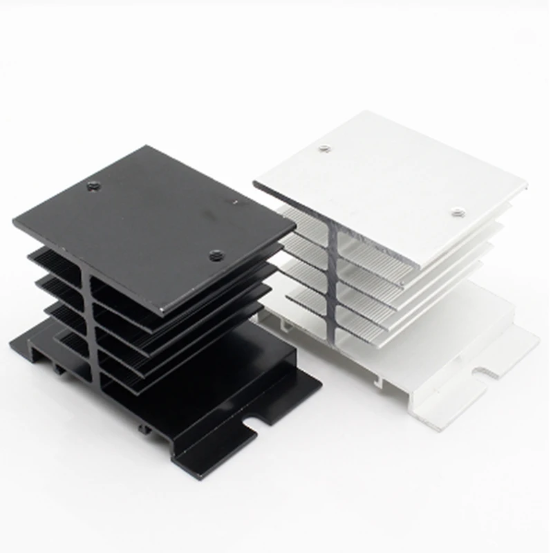 Aluminum Heat Sink for 10A-40A SSR Solid State Relay Small Heat Dissipation 