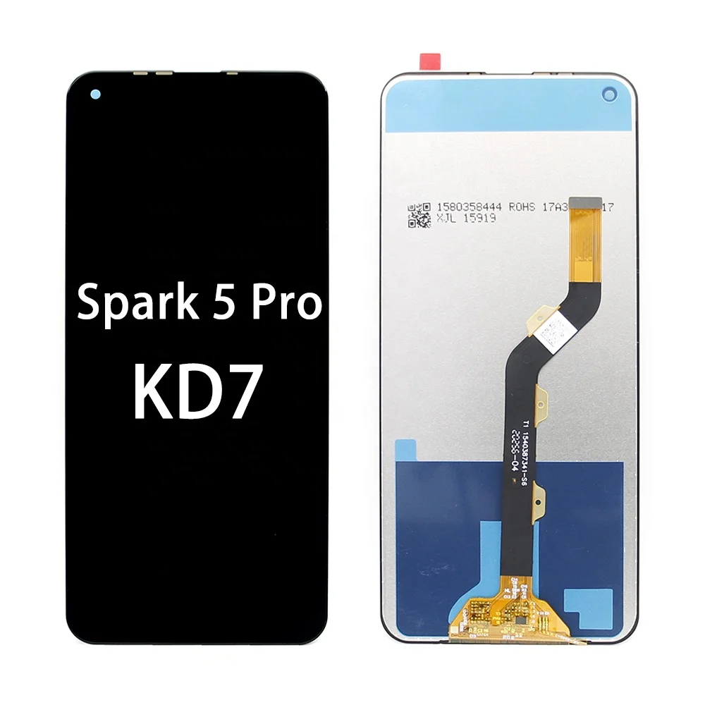Mobile Lcd Display for Tecno KD7 Display for Tecno Spark 5 Pro Lcd Screen With Touch Screen Replacement