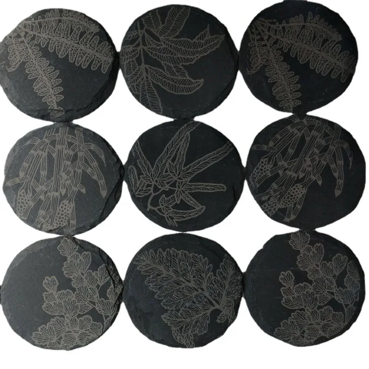 Wholesale Natural Marble Coasters For Drink Tea Coffee Bar Wedding